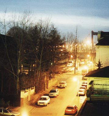 Blick aus dem Fenster des Bruders