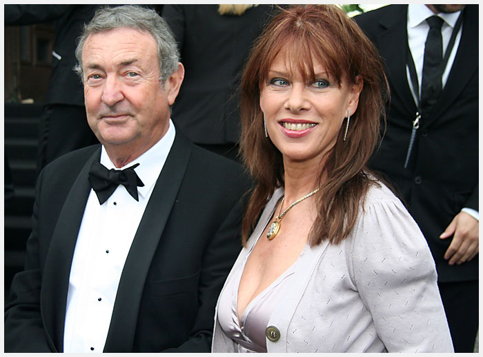 Nick Mason mit Frau